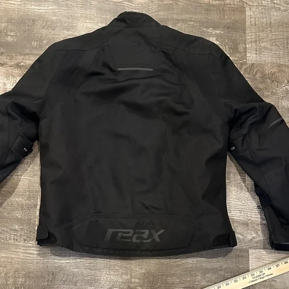 Men's Reax Alta Black Performance Moto Jacket Size XL